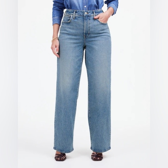 Madewell The Curvy Perfect Vintage Wide-Leg Jean in Enmore Wash Size 23 - Picture 6 of 12